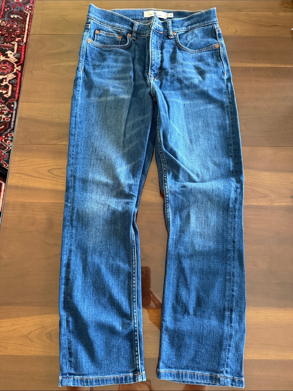 Vineyard Vines Women's Blue High Rise Straight Jeans - 28